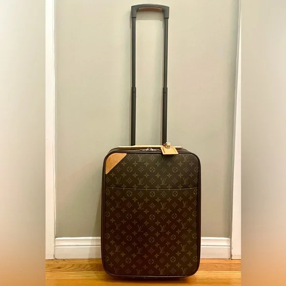 Louis Vuitton LV Monogram Pégase 45 Carry-on Roller Bag, Vintage, EUC - Picture 2 of 16
